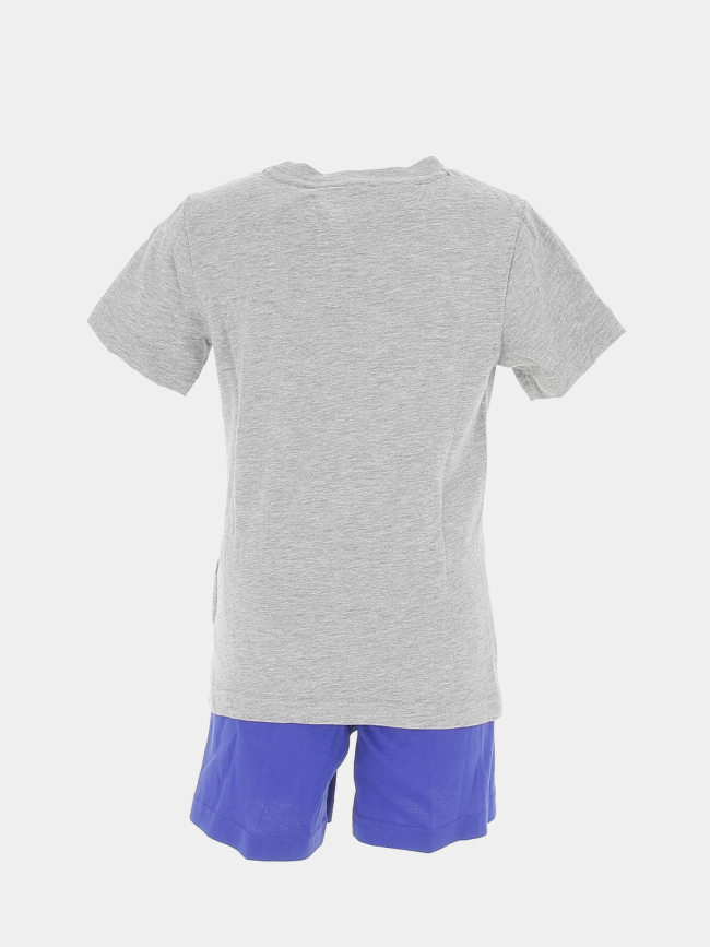 Ensemble t-shirt + short bleu gris enfant - Adidas