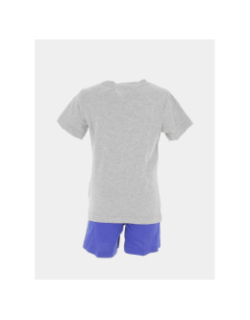 Ensemble t-shirt + short bleu gris enfant - Adidas