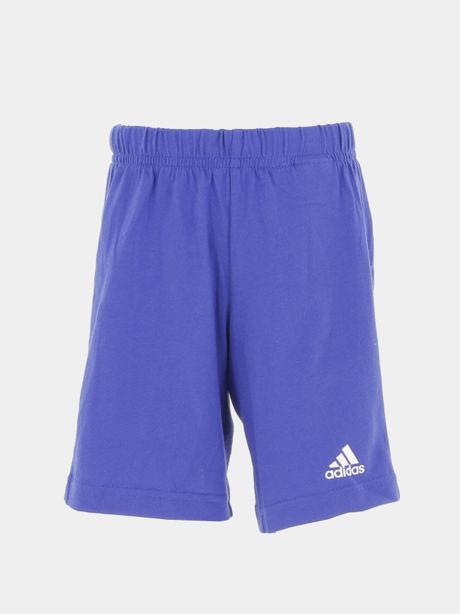 Ensemble t-shirt + short bleu gris enfant - Adidas