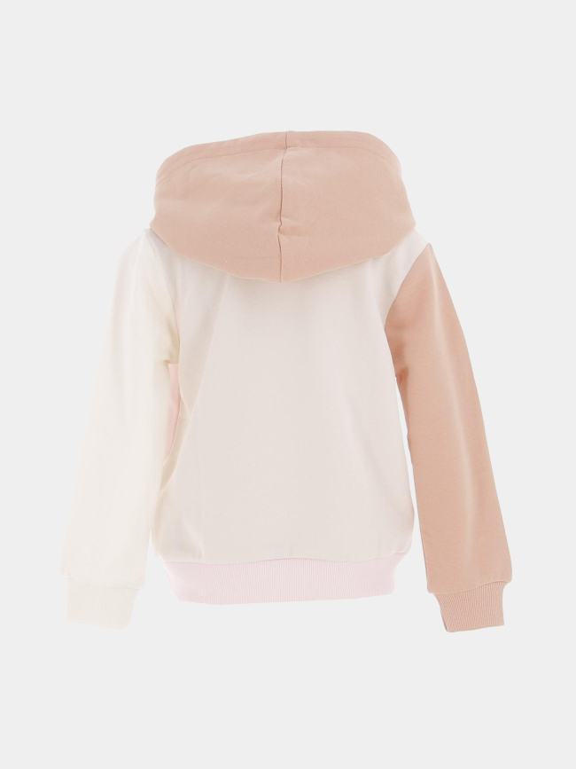 Sweat à capuche active top rose enfant - Guess