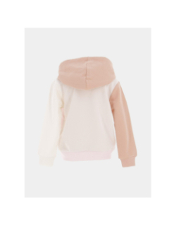 Sweat à capuche active top rose enfant - Guess