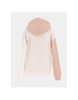 Sweat à capuche ls active top rose enfant - Guess