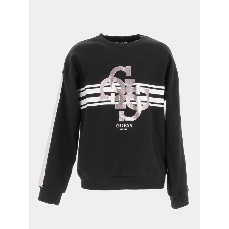 Sweat ls active top noir enfant - Guess