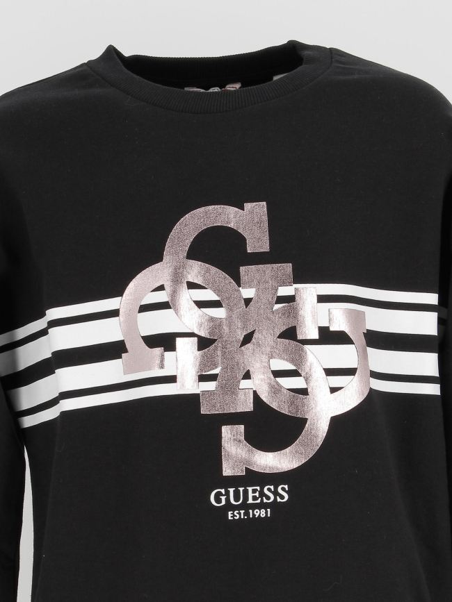 Sweat ls active top noir enfant - Guess