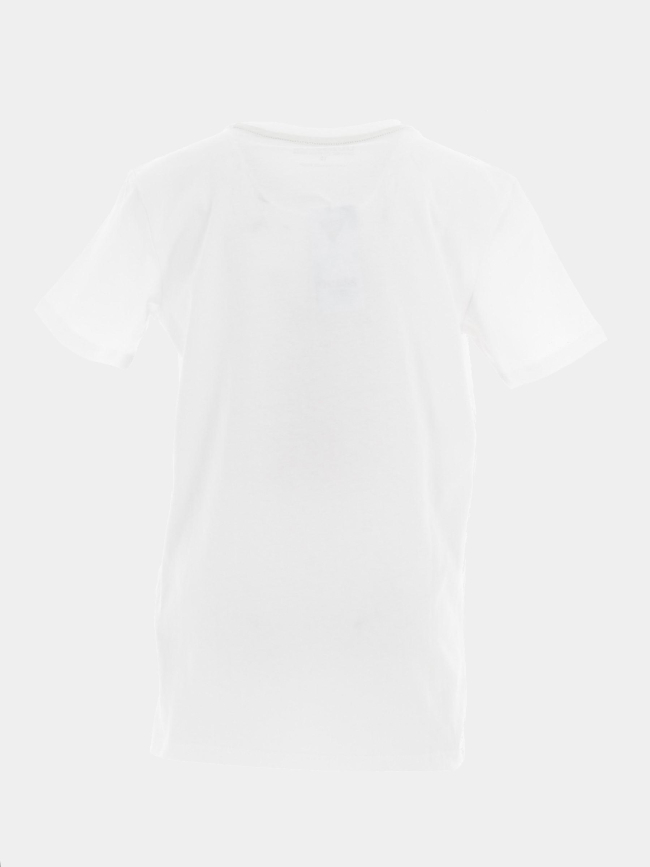 T-shirt logo papier blanc enfant - Guess