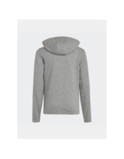 Sweat à capuche zippé gris clair enfant - Adidas