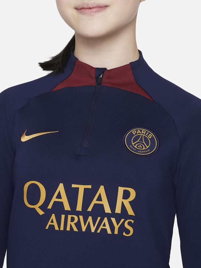 Sweat de football PSG bleu marine enfant - Nike