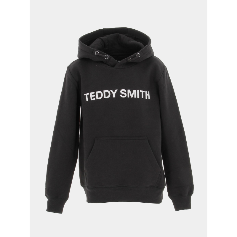 Sweat à capuche david noir enfant - Teddy Smith