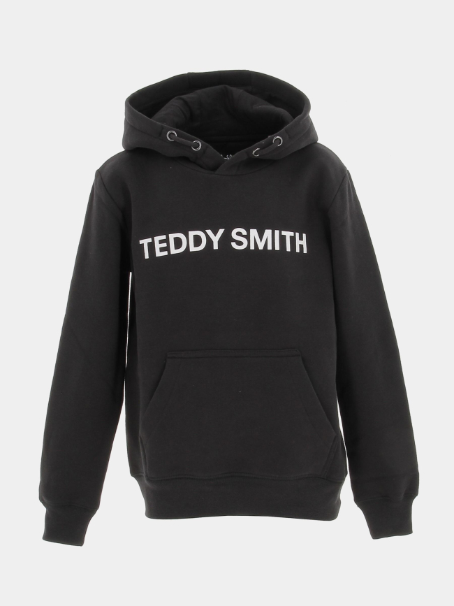 Sweat à capuche david noir enfant - Teddy Smith