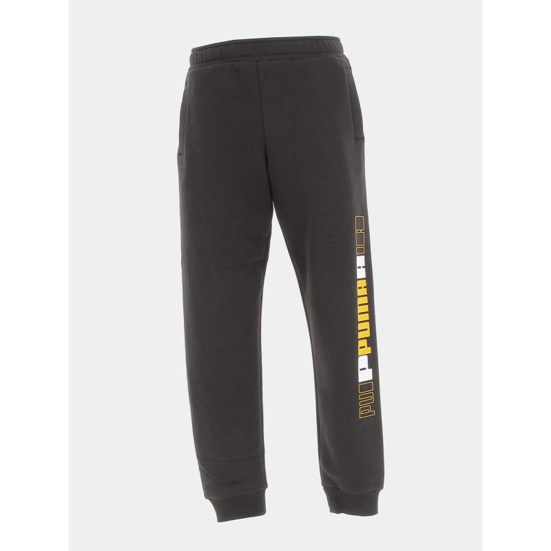 Jogging essential lab pant logo vertical noir garçon - Puma