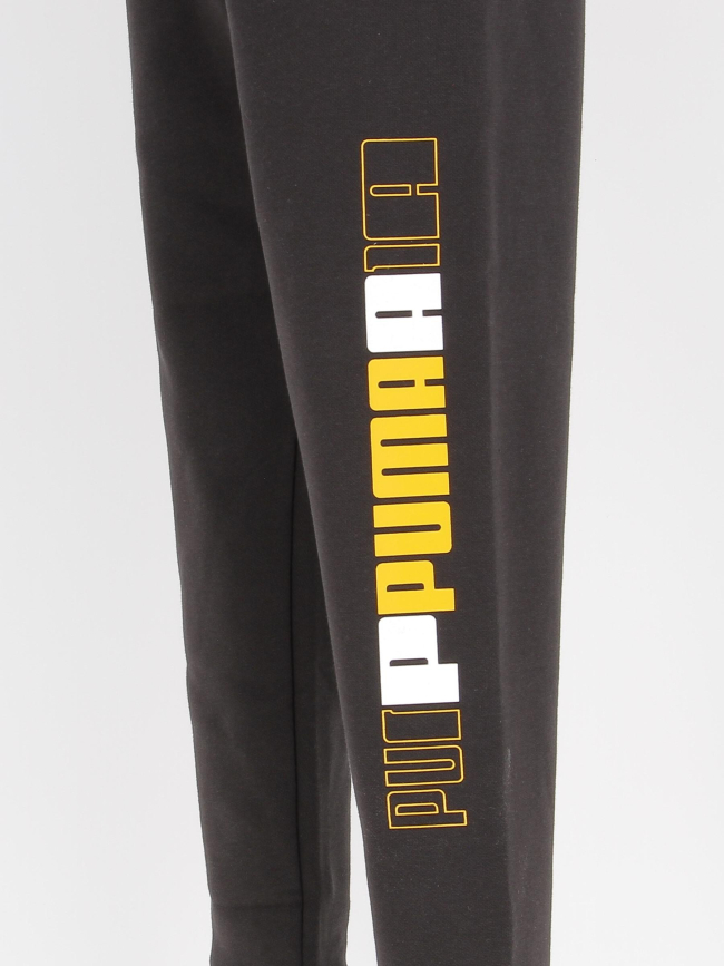 Jogging essential lab pant logo vertical noir garçon - Puma