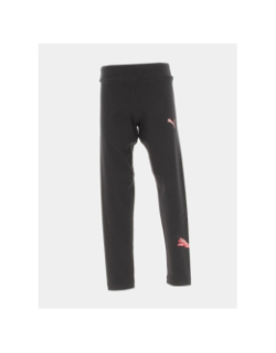 Legging essential graphic logo fleurs noir enfant - Puma