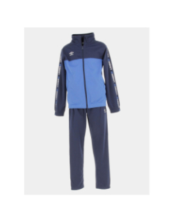 Ensemble jogging + sweat zippé lineair bleu enfant - Umbro