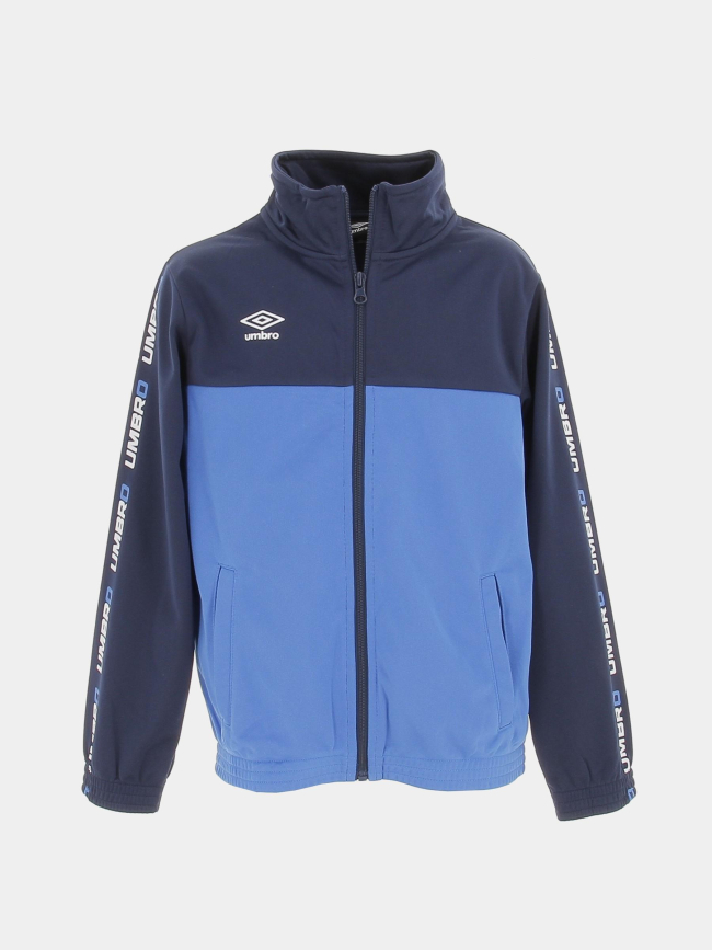 Ensemble jogging + sweat zippé lineair bleu enfant - Umbro