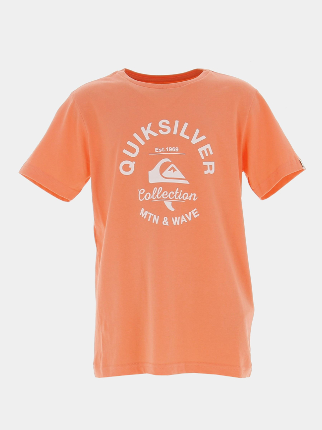 T-shirt bombshell flaxton orange garçon - Quiksilver