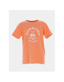 T-shirt bombshell flaxton orange garçon - Quiksilver