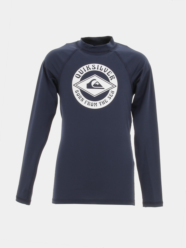 T-shirt manche longues protection UV bleu enfant - Quiksilver