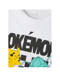 T-shirt pokemon blanc enfant - Name It