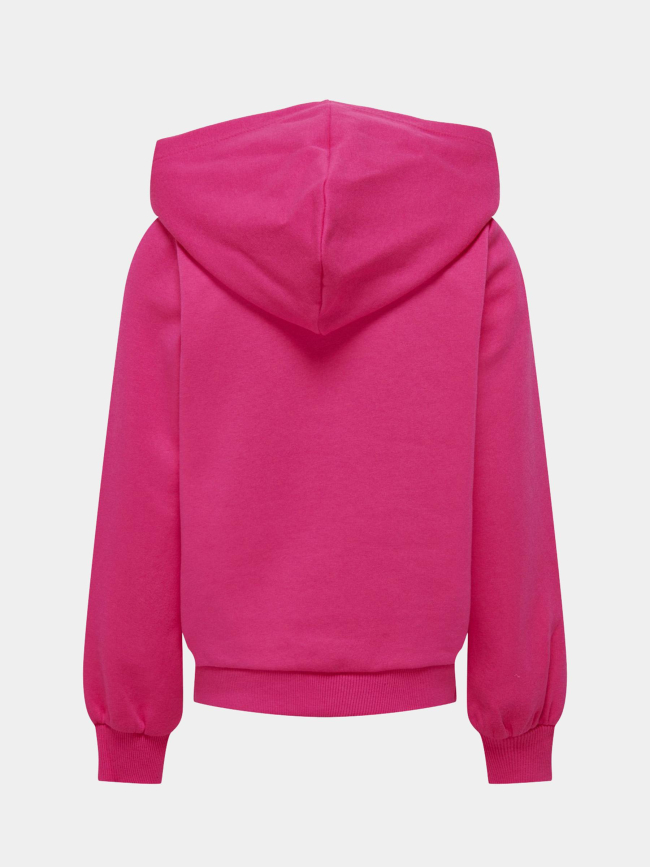 Sweat kognoomi logo hood rose fille - Only