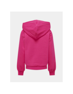 Sweat kognoomi logo hood rose fille - Only