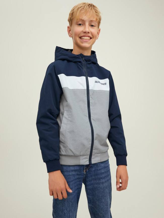 Veste erush blocking bleu marine enfant - Jack & Jones