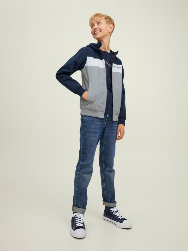 Veste erush blocking bleu marine enfant - Jack & Jones