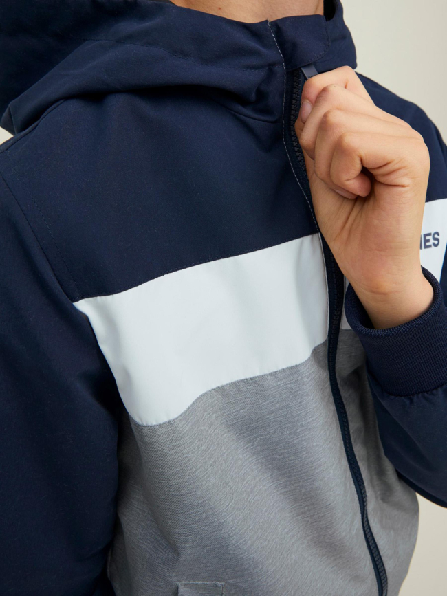 Veste erush blocking bleu marine enfant - Jack & Jones