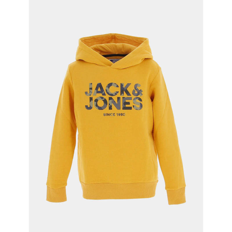 Sweat à capuche james jaune enfant - Jack & Jones