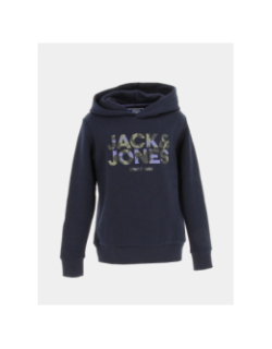 Sweat à capuche james bleu marine enfant - Jack & Jones