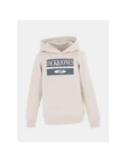 Sweat à capuche arthur beige enfant - Jack & Jones