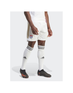 Short de football OL blanc or homme - Adidas