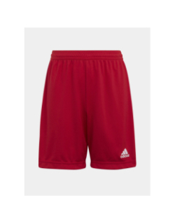 Short de sport ent 22 rouge enfant - Adidas