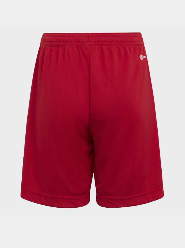 Short de sport ent 22 rouge enfant - Adidas