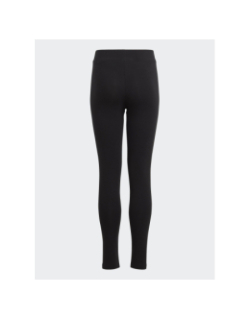 Legging linear logo marque noir fille - Adidas