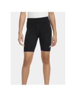 Short cycliste de sport collant noir fille - Nike