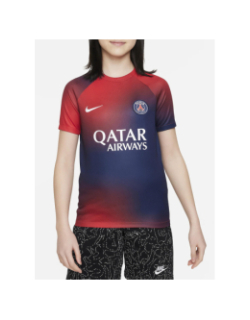 Maillot de football PSG bleu marine rouge enfant - Nike