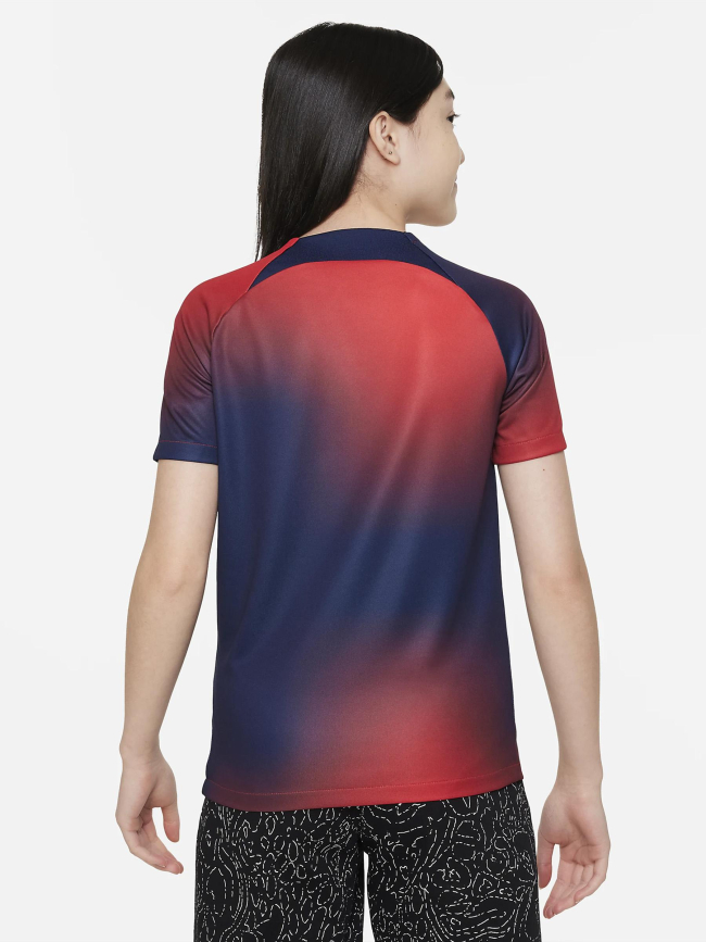 Maillot de football PSG bleu marine rouge enfant - Nike