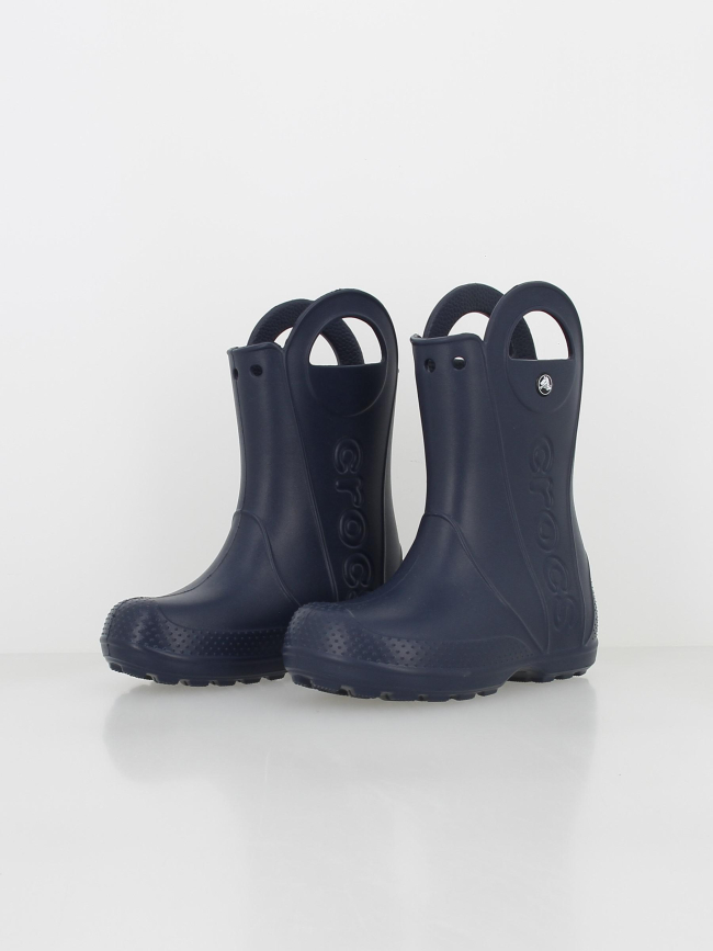 Bottes de pluie handle it bleu marine enfant - Crocs