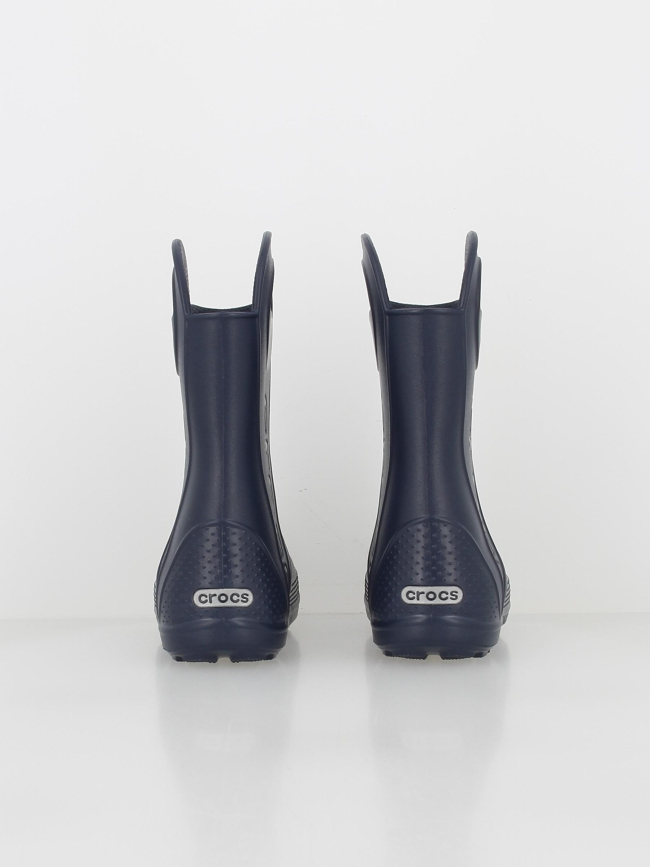 Bottes de pluie handle it bleu marine enfant - Crocs