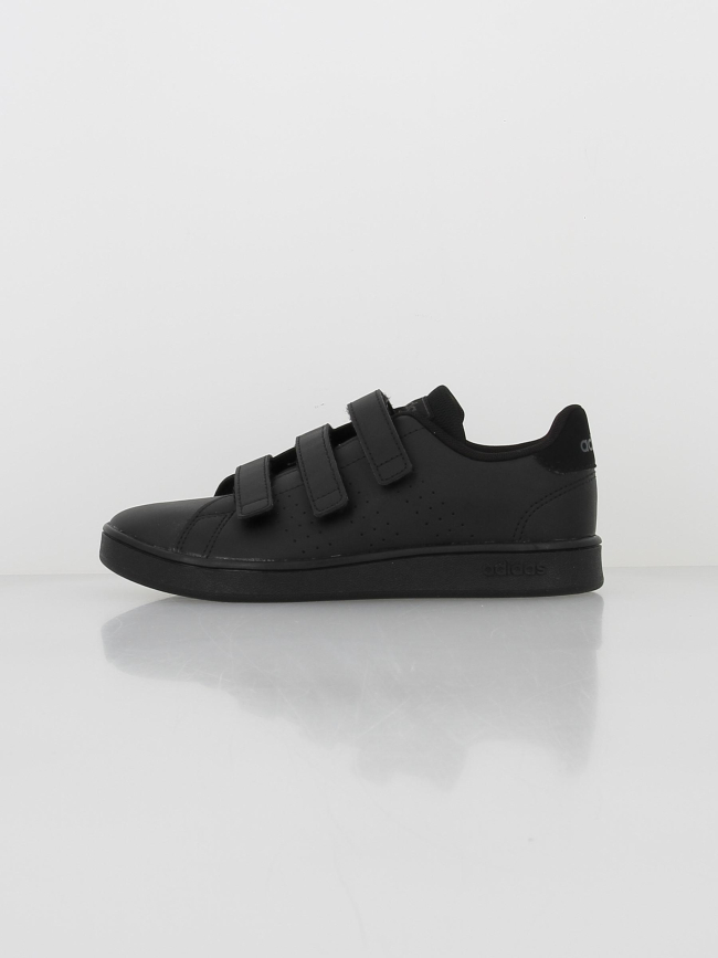 Baskets basses advantage basique noir enfant - Adidas