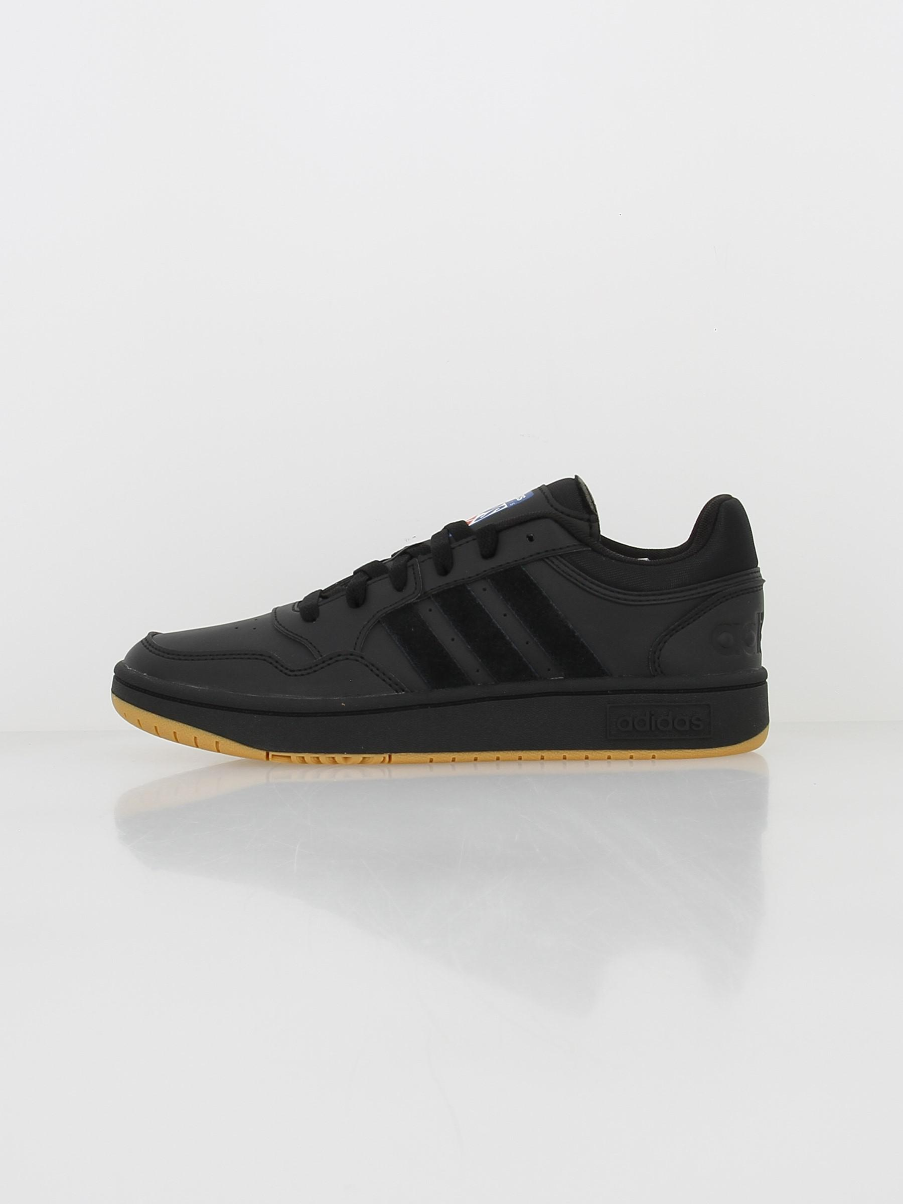 Baskets hoops 3.0 low classic vintage noir homme - Adidas