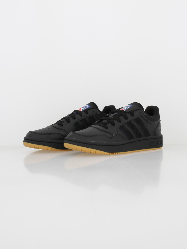 Baskets hoops 3.0 low classic vintage noir homme - Adidas