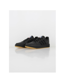 Baskets hoops 3.0 low classic vintage noir homme - Adidas