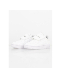 Baskets à scratch hoops 3.0 blanc enfant - Adidas