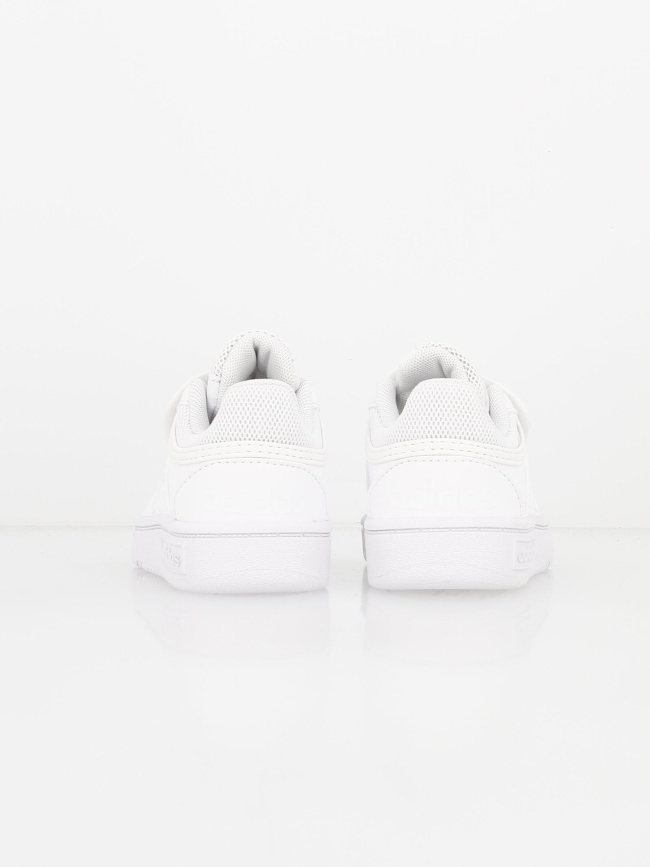 Baskets à scratch hoops 3.0 blanc enfant - Adidas