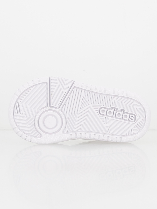 Baskets à scratch hoops 3.0 blanc enfant - Adidas