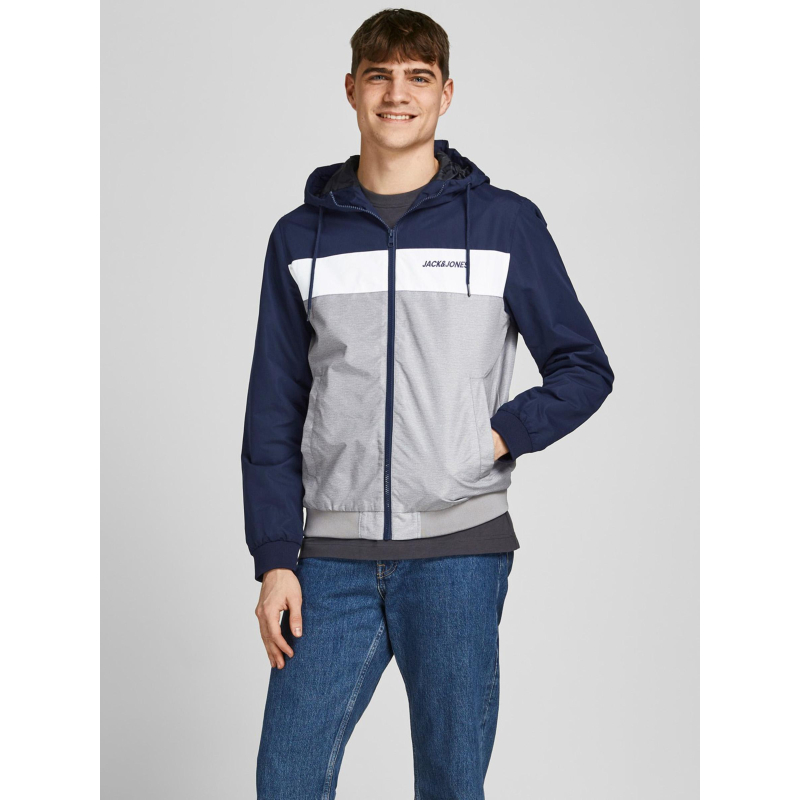 Veste bomber erush bleu marine homme - Jack & Jones