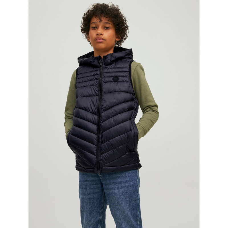 Doudoune sans manche hero noir enfant - Jack & Jones