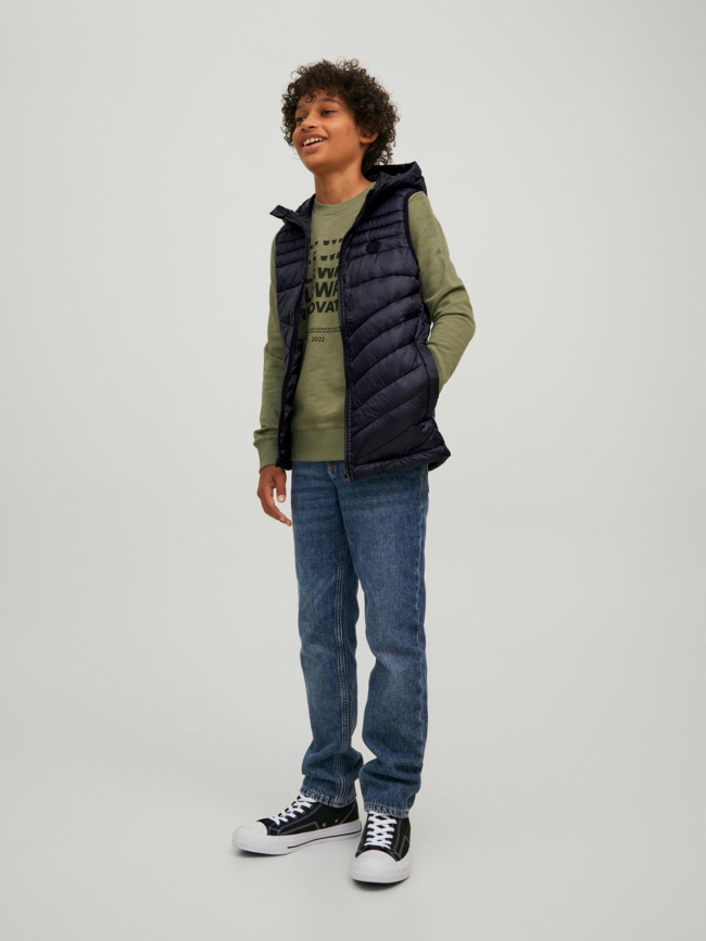 Doudoune sans manche hero noir enfant - Jack & Jones