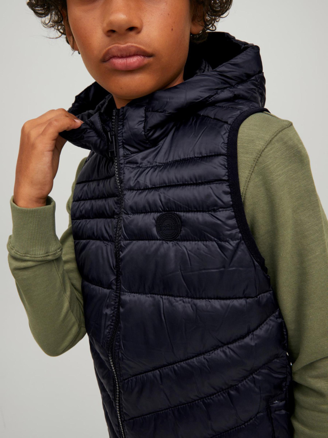 Doudoune sans manche hero noir enfant - Jack & Jones